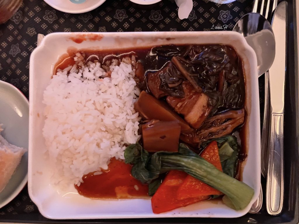 華航商務艙：飛機餐-主菜