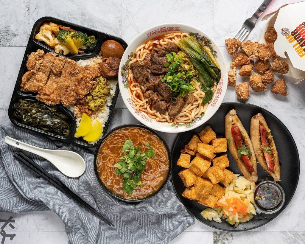大眾小吃店食物照